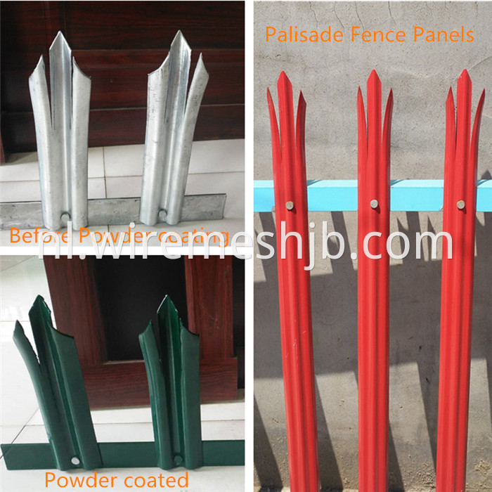 Powder Coated Steel Palisade